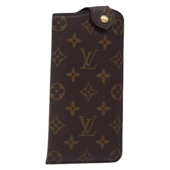 LOUIS VUITTON Monogram Etui Lunette MM Glasses Case M66544 LV Auth 132496