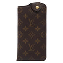 LOUIS VUITTON Monogram Etui Lunette MM Glasses Case M66544 LV Auth 132496-2