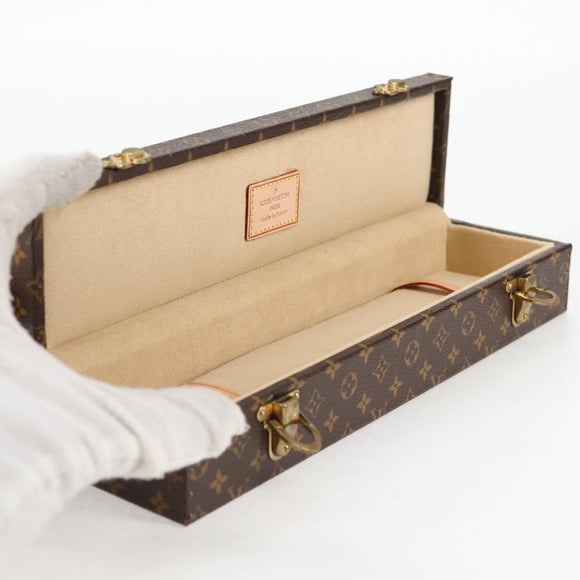 LOUIS VUITTON Monogram Accessory Case Jewelry Box LV Auth 132499V