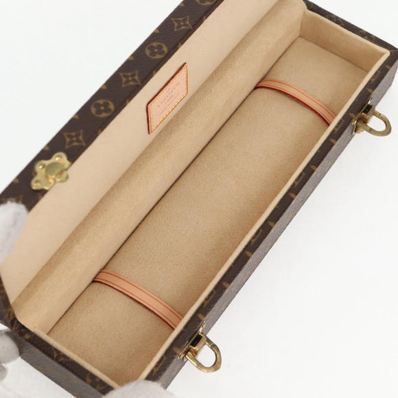 LOUIS VUITTON Monogram Accessory Case Jewelry Box LV Auth 132499V