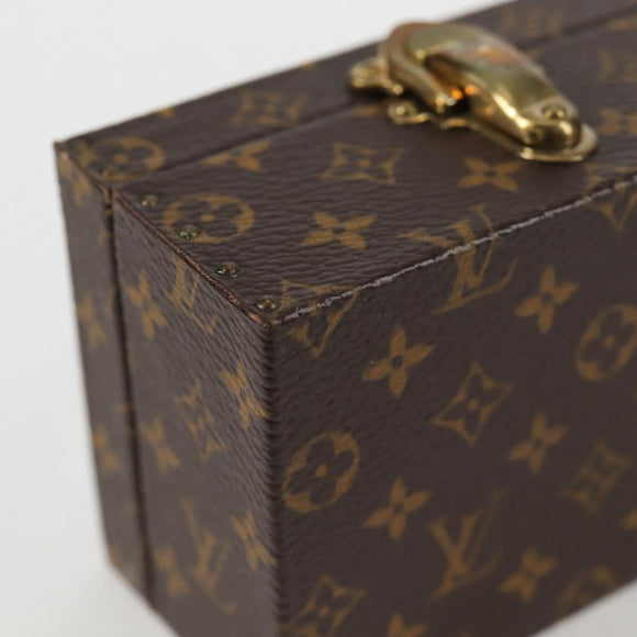 LOUIS VUITTON Monogram Accessory Case Jewelry Box LV Auth 132499V