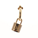 LOUIS VUITTON Earrings LV Padlock Earring metal Gold M01583 LV Auth 132501M-6