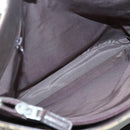 BURBERRY Nova Check Tote Bag Canvas Beige Silver Auth 132506-12