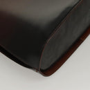 Salvatore Ferragamo Gancini Shoulder Bag Leather Brown Auth 132512-15