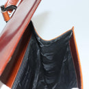 Salvatore Ferragamo Gancini Shoulder Bag Leather Brown Auth 132512-20