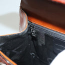 Salvatore Ferragamo Gancini Shoulder Bag Leather Brown Auth 132512-22