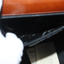 Salvatore Ferragamo Gancini Shoulder Bag Leather Brown Auth 132512-23