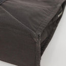 HERMES Her Line MM Tote Bag Canvas Gray Silver Auth 132513-9