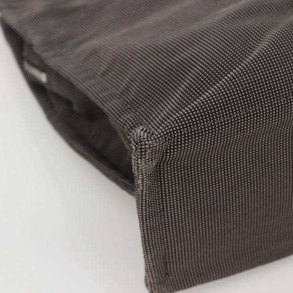 HERMES Her Line MM Tote Bag Canvas Gray Silver Auth 132513