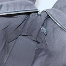 HERMES Her Line MM Tote Bag Canvas Gray Silver Auth 132513-17