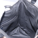 BURBERRY Nova Check Hand Bag Nylon Leather Beige Silver Auth 132519-18