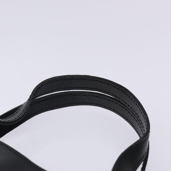 BURBERRY Nova Check Hand Bag Nylon Leather Beige Silver Auth 132519