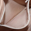 BURBERRY Nova Check Tote Bag Canvas Beige Red gold Auth 132521-21