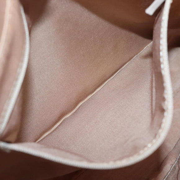 BURBERRY Nova Check Tote Bag Canvas Beige Red gold Auth 132521