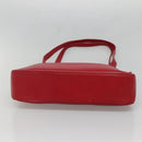 BURBERRY Nova Check Tote Bag Canvas Beige Red gold Auth 132521-5