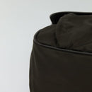 PRADA Shoulder Bag Nylon Khaki Silver Auth 132522-15