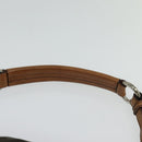 PRADA Shoulder Bag Nylon Khaki Silver Auth 132522-14