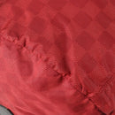 LOUIS VUITTON Damier Aventure Plat Ktical Boston Bag Red N23208 LV Auth 132525V-17