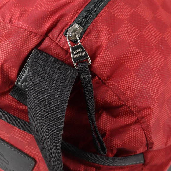 LOUIS VUITTON Damier Aventure Plat Ktical Boston Bag Red N23208 LV Auth 132525V