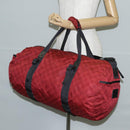 LOUIS VUITTON Damier Aventure Plat Ktical Boston Bag Red N23208 LV Auth 132525V-25