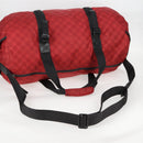 LOUIS VUITTON Damier Aventure Plat Ktical Boston Bag Red N23208 LV Auth 132525V-9
