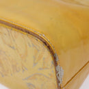 LOUIS VUITTON Monogram Vernis Houston Hand Bag Gris M91053 LV Auth 132526-9