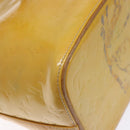 LOUIS VUITTON Monogram Vernis Houston Hand Bag Gris M91053 LV Auth 132526-16