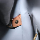 LOUIS VUITTON Monogram Vernis Houston Hand Bag Gris M91053 LV Auth 132526-12