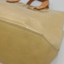 LOUIS VUITTON Monogram Vernis Reade PM Hand Bag Beige M91334 LV Auth 132527-9