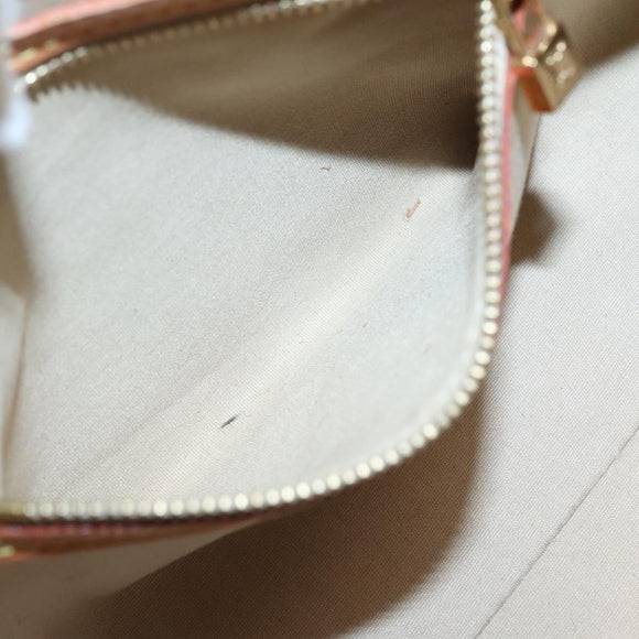 LOUIS VUITTON Monogram Vernis Reade PM Hand Bag Beige M91334 LV Auth 132527