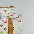 LOUIS VUITTON Monogram Multicolor Rita Hand Bag 2way White M40125 LV Auth 132529-15