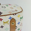 LOUIS VUITTON Monogram Multicolor Rita Hand Bag 2way White M40125 LV Auth 132529-17