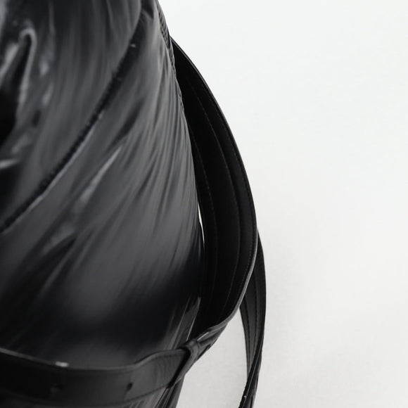 BOTTEGA VENETA INTRECCIATO Backpack Nylon Leather Black Auth 132539V