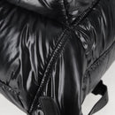 BOTTEGA VENETA INTRECCIATO Backpack Nylon Leather Black Auth 132539V-13