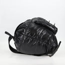 BOTTEGA VENETA INTRECCIATO Backpack Nylon Leather Black Auth 132539V-4