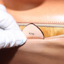 CELINE Macadam Canvas Hand Bag PVC Beige Gold Auth 132543-21