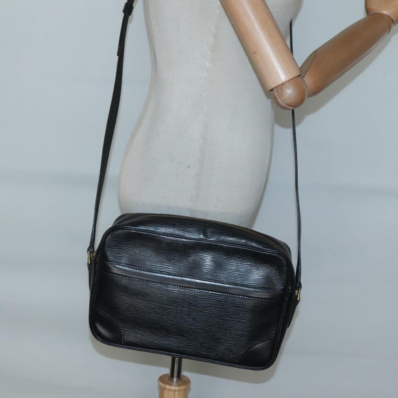 LOUIS VUITTON Epi Trocadero 27 Shoulder Bag Black M52312 LV Auth 132547