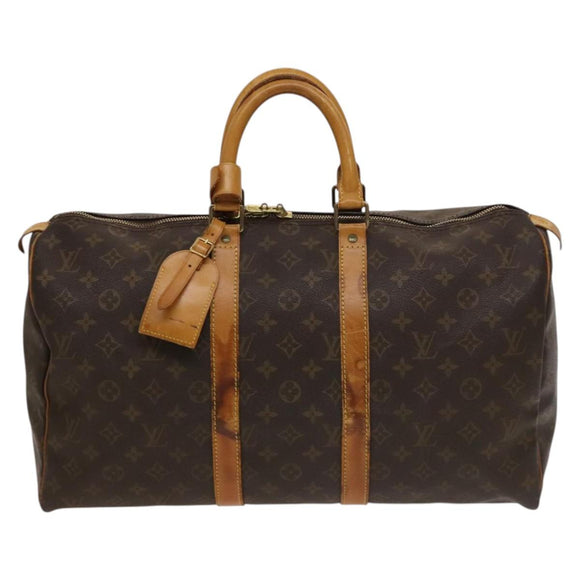 LOUIS VUITTON Monogram Keepall 45 Boston Bag M41428 LV Auth 132552