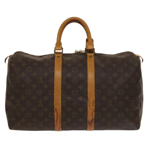 LOUIS VUITTON Monogram Keepall 45 Boston Bag M41428 LV Auth 132552