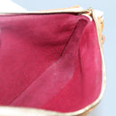 LOUIS VUITTON Monogram Multicolor Pochette Pouch White M92649 LV Auth 132557-20