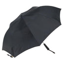 CHANEL Folding Umbrella & Umbrella case Nylon Black CC Auth 132558-1