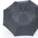 CHANEL Folding Umbrella & Umbrella case Nylon Black CC Auth 132558-3