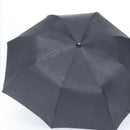 CHANEL Folding Umbrella & Umbrella case Nylon Black CC Auth 132558-4