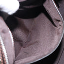 FENDI Zucca Canvas Hand Bag Brown Black gold Auth 132560-21