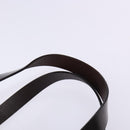 FENDI Zucca Canvas Hand Bag Brown Black gold Auth 132560-8