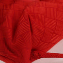 BOTTEGA VENETA Point Hand Bag Nylon 2way Red Gold Auth 132561M-9