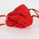 BOTTEGA VENETA Point Hand Bag Nylon 2way Red Gold Auth 132561M-3