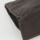 HERMES Her Line Tote Bag Canvas Gray Silver Auth 132562-11