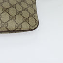 GUCCI GG Supreme Web Sherry Line Bag PVC Beige Gold 904 02 047 Auth 132567-12