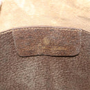 GUCCI GG Supreme Web Sherry Line Bag PVC Beige Gold 904 02 047 Auth 132567-16